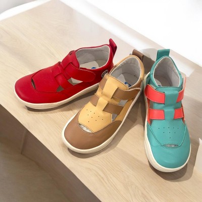 😎☀ Barefoot sandal for children made of bovine leather