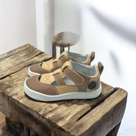 😎☀ Barefoot sandal for children made of bovine leather