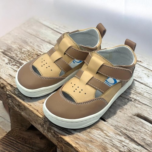 😎☀ Barefoot sandal for children made of bovine leather