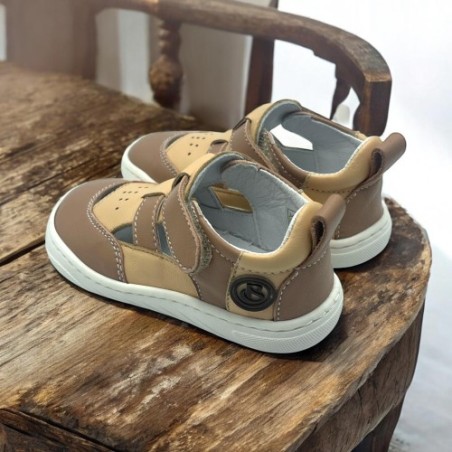 😎☀ Barefoot sandal for children made of bovine leather