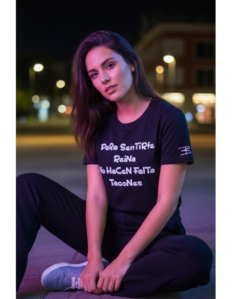 Camiseta “Para sentirte reina no hacen falta tacones”  Edición Limitada
