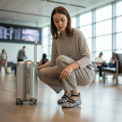 Bailarina barefoot Blandy Chic · Piel natural