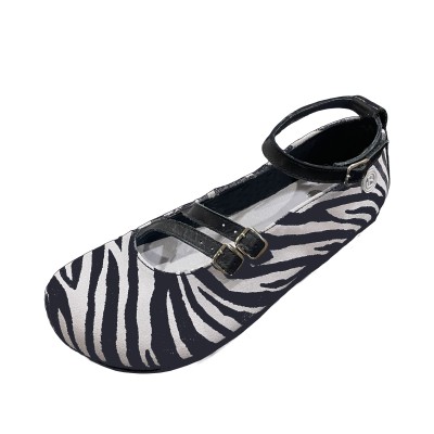 Bailarina barefoot Blandy Chic · Piel natural 2