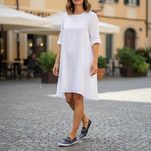 Mocasín barefoot de piel Mokka Sum by Blandy’s primavera