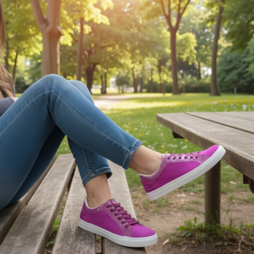 Blandy JAKI Sneacker barefoot de piel natural fabricada en España