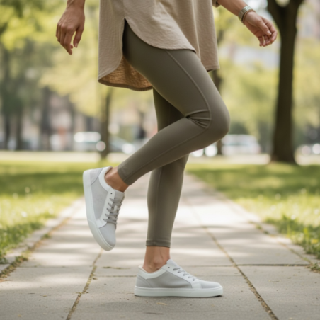 Blandy JAKI Sneacker barefoot de piel natural fabricada en España