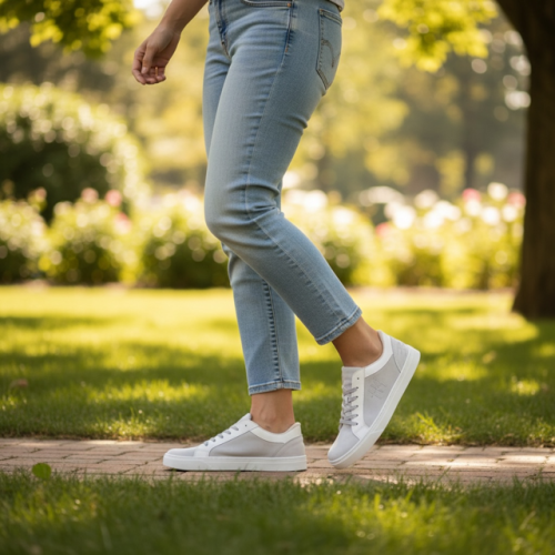 Blandy JAKI Sneacker barefoot de piel natural fabricada en España