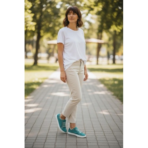 Blandy JAKI Sneacker barefoot de piel natural fabricada en España