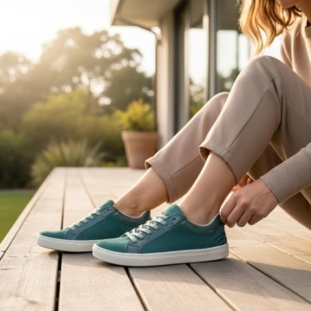 Blandy JAKI Sneacker barefoot de piel natural fabricada en España