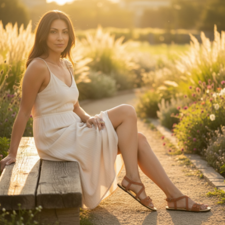 Sandalias barefoot MONI Blandy’s en piel de ante ( Preventa)