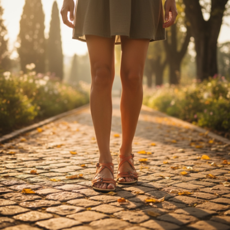 Sandalias barefoot minimalista MONI Blandy’s piel ante.